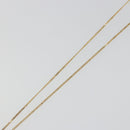 GIVENCHY Rhinestone Necklace metal Gold Auth SW2366-5