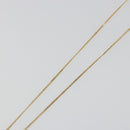 GIVENCHY Rhinestone Necklace metal Gold Auth SW2366-6