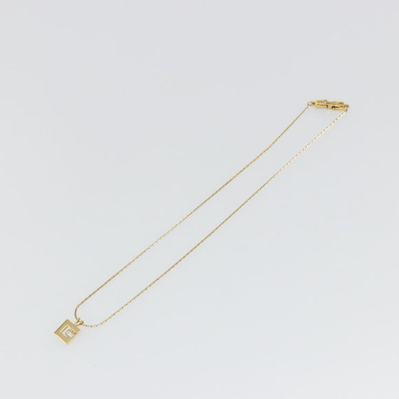 GIVENCHY Necklace metal Gold Auth SW2367