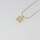 GIVENCHY Necklace metal Gold Auth SW2367-3