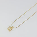 GIVENCHY Necklace metal Gold Auth SW2367-4