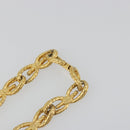 GIVENCHY Necklace metal Gold Auth SW2369-12