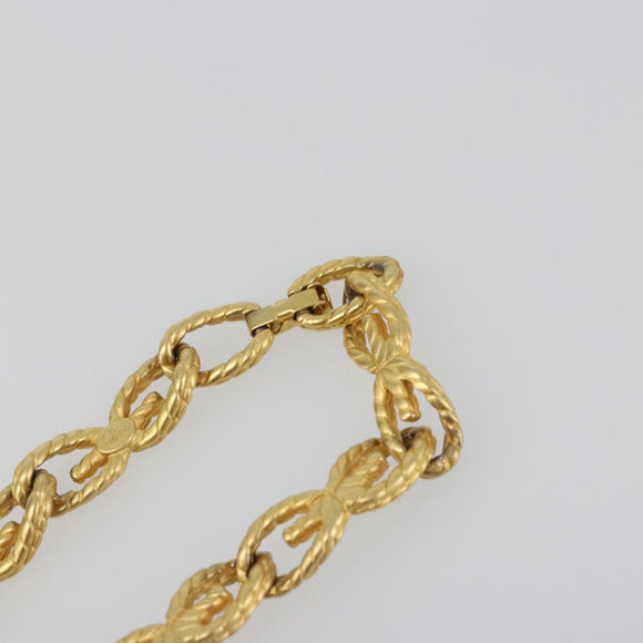 GIVENCHY Necklace metal Gold Auth SW2369