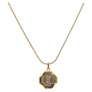 SAINT LAURENT Necklace metal Gold Tone Auth SW2370-1