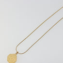 SAINT LAURENT Necklace metal Gold Tone Auth SW2370-10