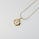 SAINT LAURENT Necklace metal Gold Tone Auth SW2370-3