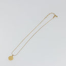 SAINT LAURENT Necklace metal Gold Tone Auth SW2370-8