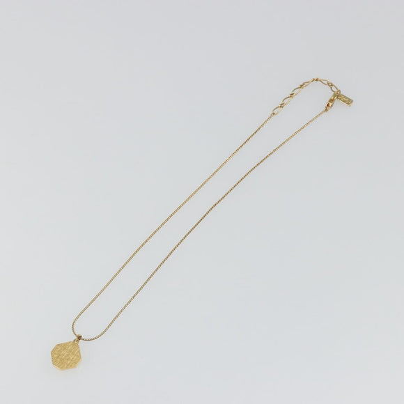 SAINT LAURENT Necklace metal Gold Tone Auth SW2370