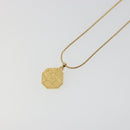 SAINT LAURENT Necklace metal Gold Tone Auth SW2370-9