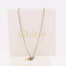 Chloe Necklace metal Gold Auth SW2372-15