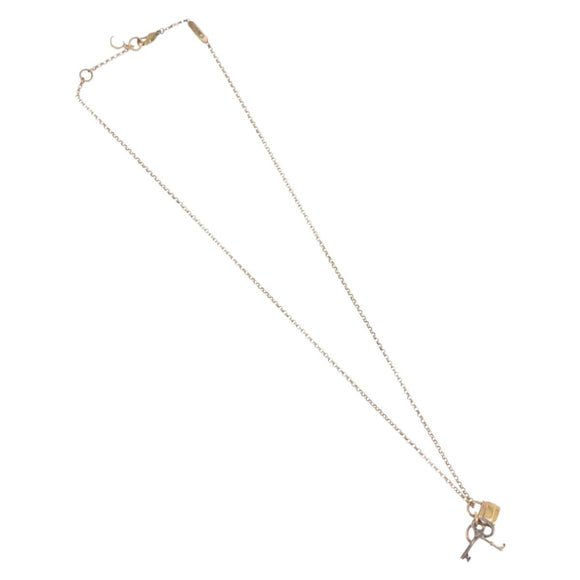 Chloe Necklace metal Gold Auth SW2372