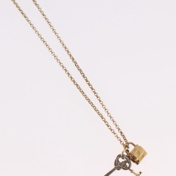 Chloe Necklace metal Gold Auth SW2372