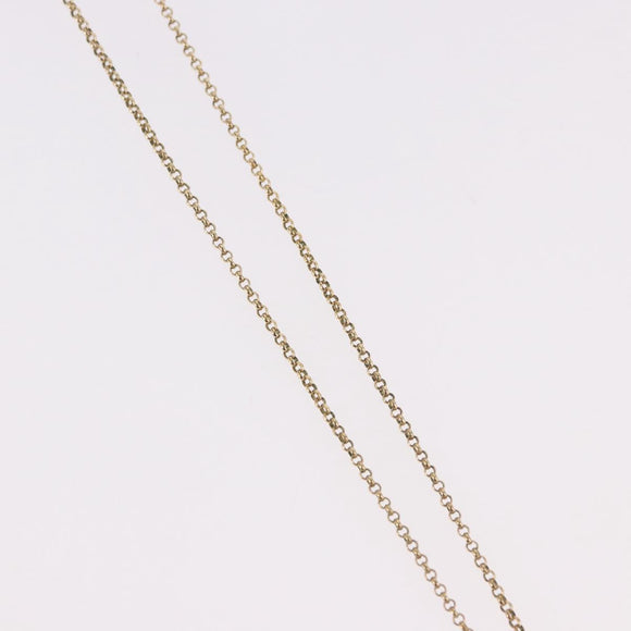 Chloe Necklace metal Gold Auth SW2372