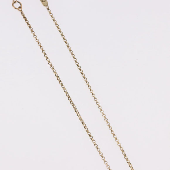 Chloe Necklace metal Gold Auth SW2372