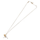 Chloe Necklace metal Gold Auth SW2372-8