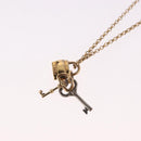 Chloe Necklace metal Gold Auth SW2372-9