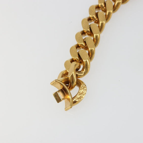 VERSACE Bracelet metal Gold Auth SW2374V