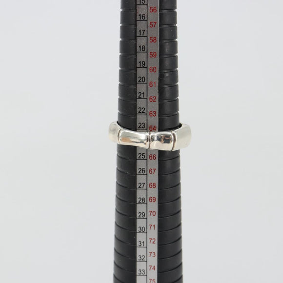 GUCCI Bamboo Ring Ag925 Zilver Auth SW2377V