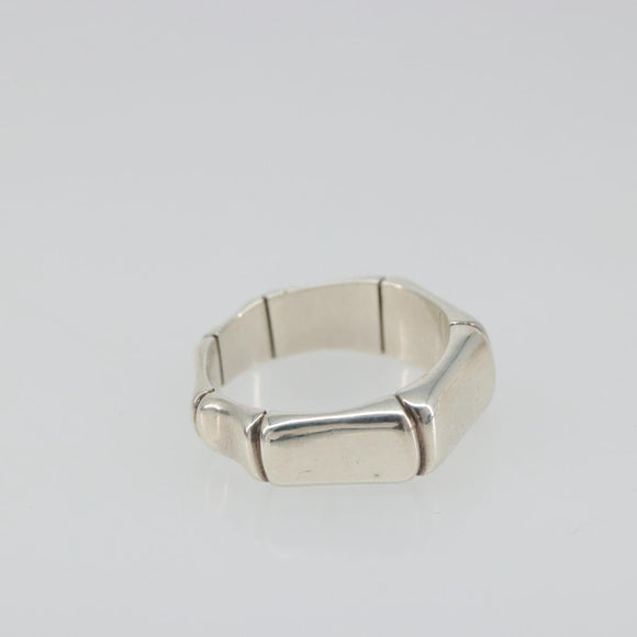 GUCCI Bamboo Ring Ag925 Zilver Auth SW2377V