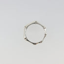 GUCCI Bamboo Ring Ag925 Silver Auth SW2377V-9
