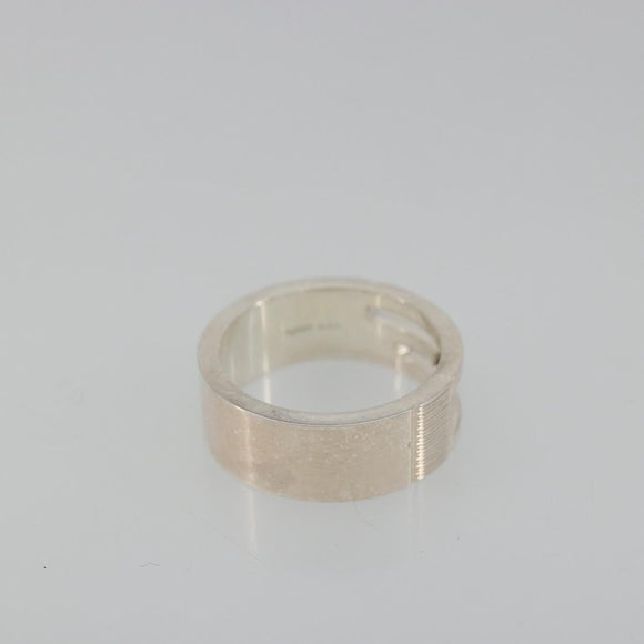 GUCCI Branded G Ring Ag925 Silver Auth SW2378V