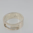 GUCCI Branded G Ring Ag925 Silver Auth SW2378V-9