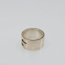 GUCCI Branded G Ring Ag925 Silver Auth SW2379V-4