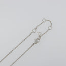 Christian Dior Necklace metal Silver Auth SW2383V-12