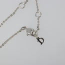 Christian Dior Necklace metal Silver Auth SW2383V-13