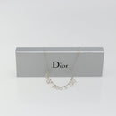 Christian Dior Necklace metal Silver Auth SW2383V-15