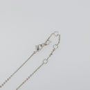 Christian Dior Necklace metal Silver Auth SW2383V-6