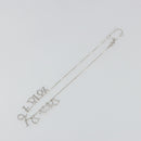 Christian Dior Necklace metal Silver Auth SW2383V-8