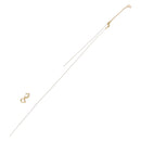 Christian Dior CD Logo Necklace metal Gold Tone Auth SW2388-11