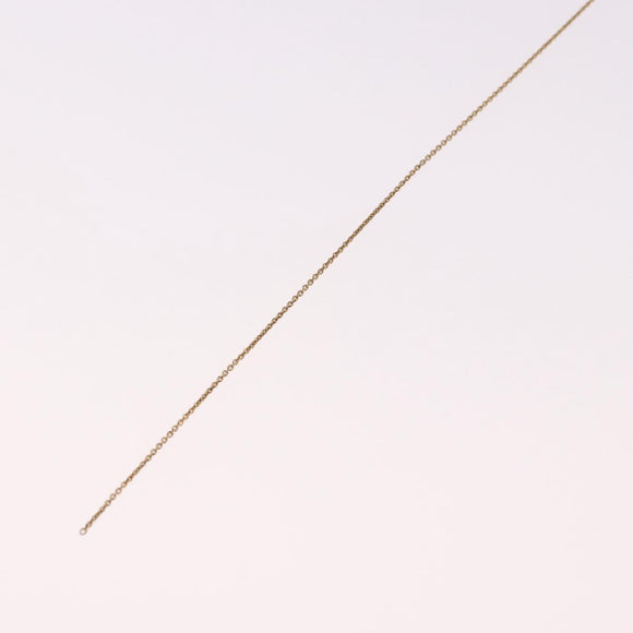 Christian Dior CD Logo Necklace metal Gold Tone Auth SW2388