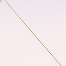 Christian Dior CD Logo Necklace metal Gold Tone Auth SW2388-5
