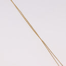 Christian Dior CD Logo Necklace metal Gold Tone Auth SW2388-8