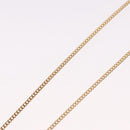 Christian Dior Earring Necklace metal set Gold Tone Auth SW2395V-12