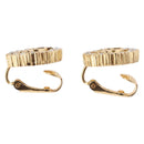 Christian Dior Earring Necklace metal set Gold Tone Auth SW2395V-26