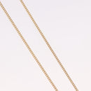 Christian Dior Earring Necklace metal set Gold Tone Auth SW2395V-5