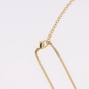 Christian Dior Earring Necklace metal set Gold Tone Auth SW2395V-7