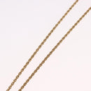 Christian Dior CD Logo Round Necklace metal Gold Auth SW2396-12