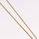 Christian Dior CD Logo Round Necklace metal Gold Auth SW2396-5