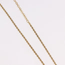 Christian Dior CD Logo Round Necklace metal Gold Auth SW2396-6