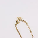Christian Dior CD Logo Round Necklace metal Gold Auth SW2396-8
