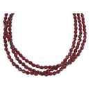 Christian Dior Necklace metal Bordeaux Auth SW2397V-1