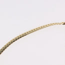 Christian Dior Rhinestone Necklace metal Gold Auth SW2398V-14