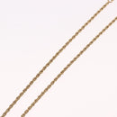 Christian Dior Rhinestone Necklace metal Gold Auth SW2410-11