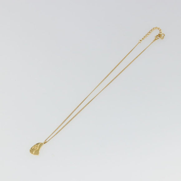 Christian Dior Necklace metal Gold Auth SW2412