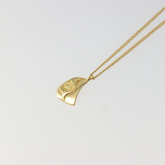 Christian Dior Necklace metal Gold Auth SW2412