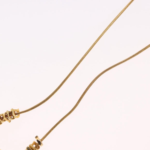Christian Dior Necklace metal Gold Auth SW2413V
